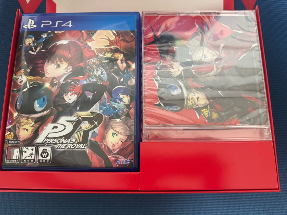 ps4 페르소나5 더 로열 한정판 스트레이트 플러쉬--1