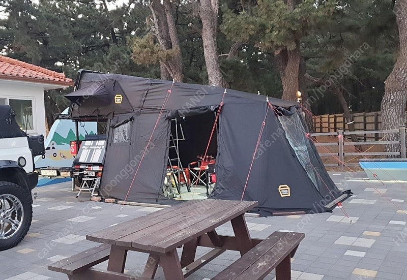 카고트레일러+루프탑텐트 이미지