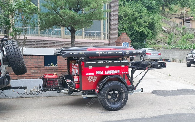 카고트레일러+루프탑텐트 이미지