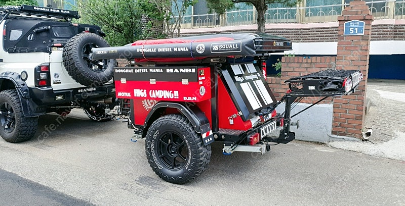 카고트레일러+루프탑텐트 이미지