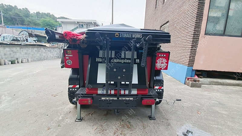 카고트레일러+루프탑텐트 이미지