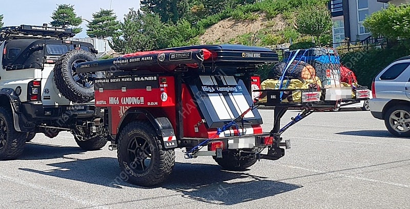 카고트레일러+루프탑텐트 이미지