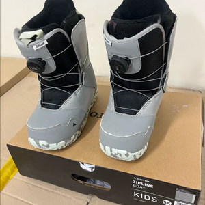 키즈 스노우보드 부츠 230 버튼 집라인 5k