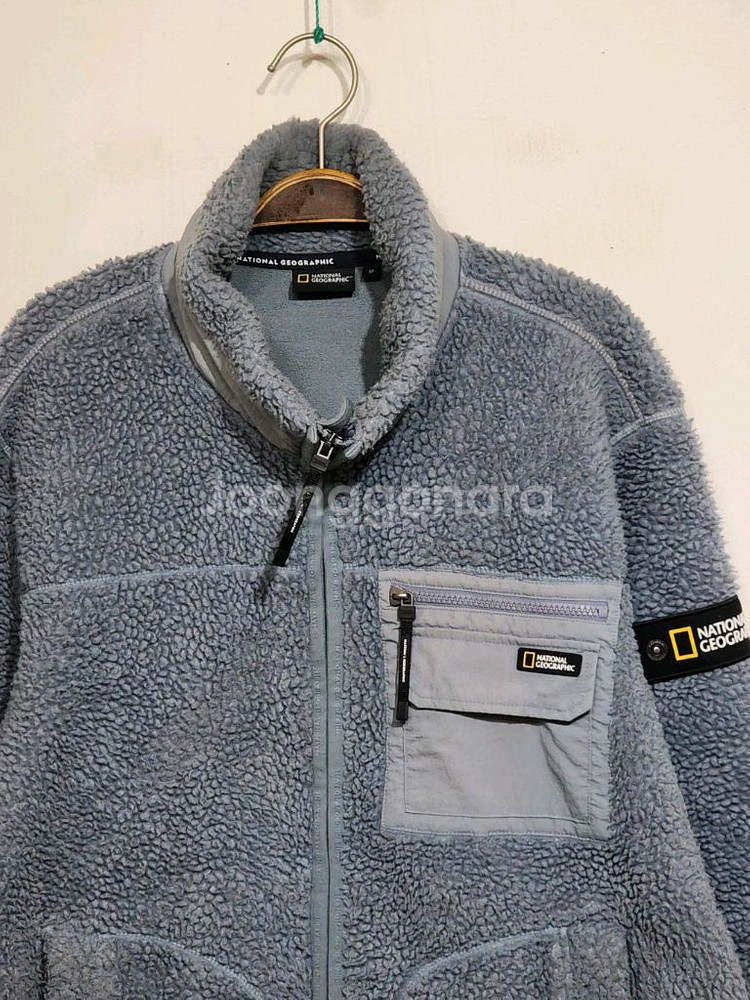(L) 내셔널지오그래픽 플리스 점퍼 뽀글이 후리스 자켓--1