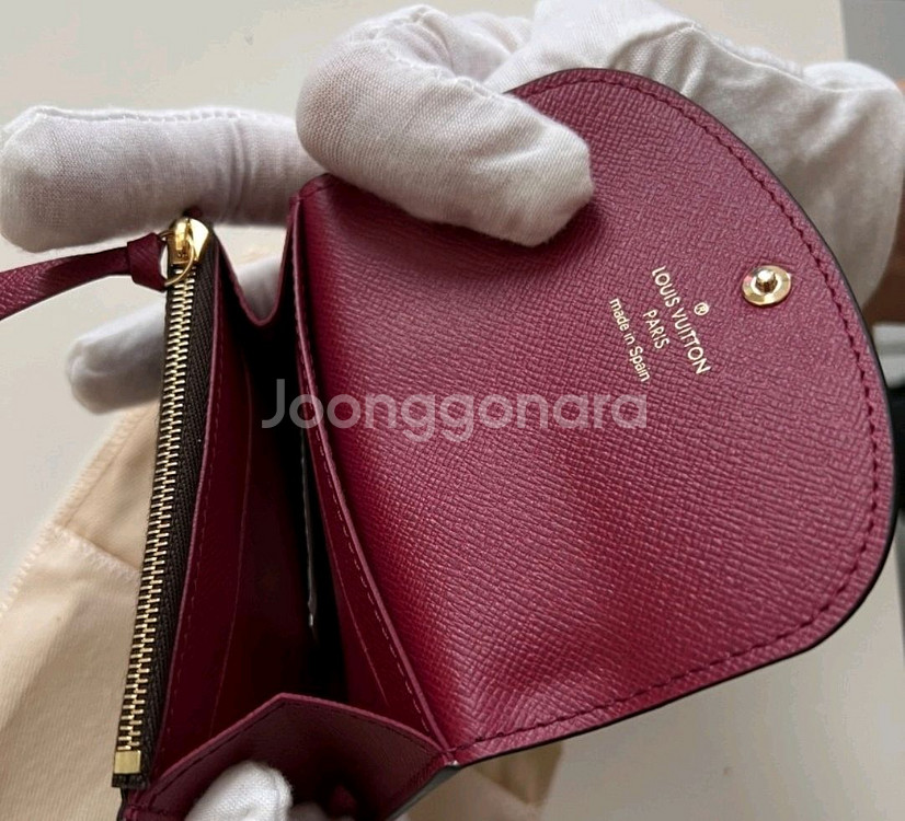 (새상품)루이비통 로잘리 코인퍼스 반지갑--4