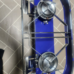 리빙스타 캠핑용 레트로 트윈버너