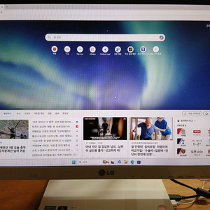 엘지 24인치 일체형 티브이 겸 컴퓨터 LG V32