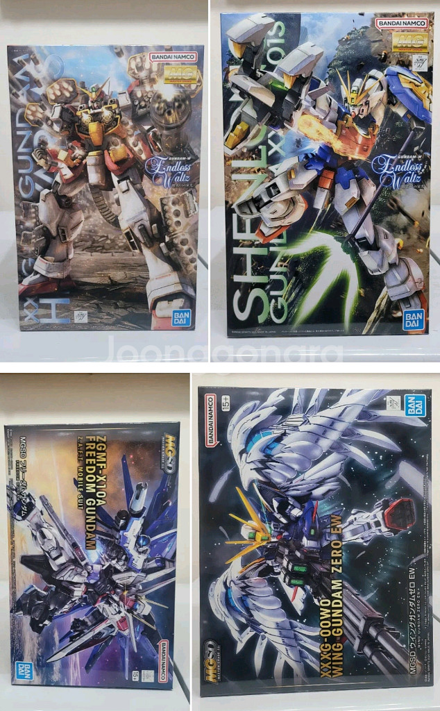 반다이 건담 MG 샤아전용, EX-S 건담,해산물 건프--8