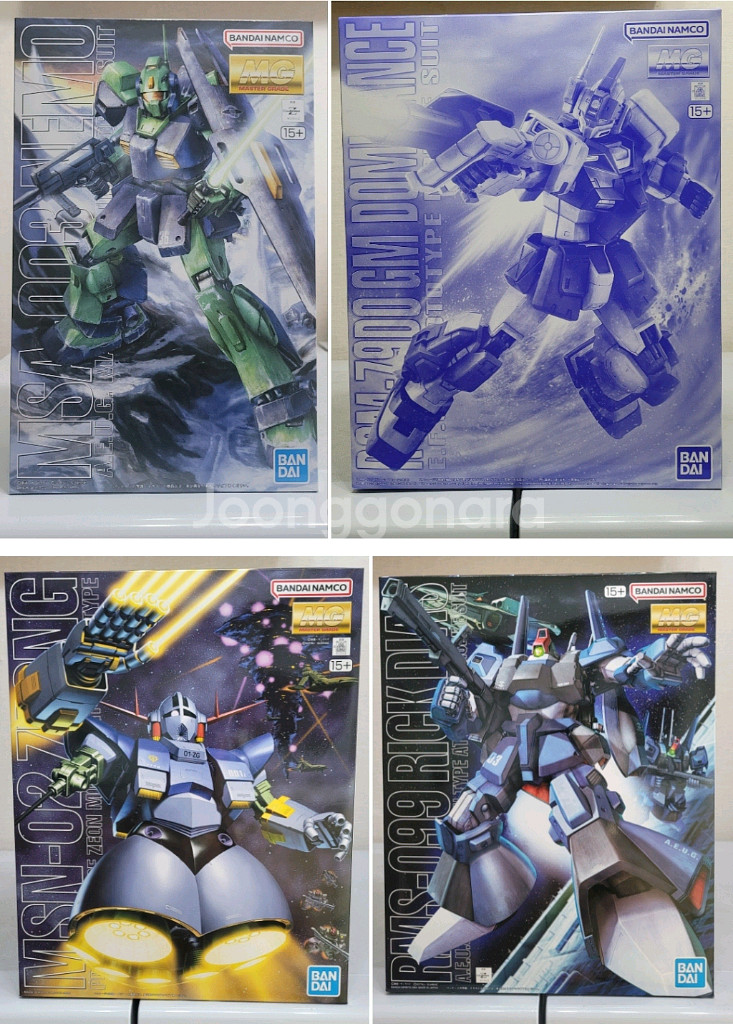 반다이 건담 MG 샤아전용, EX-S 건담,해산물 건프--3