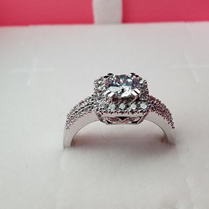 14K 반지 12호(도로시 클레식 네모 디자인과 세트로 맞춤)