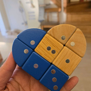 오르다 아이지오 원목 자석 블럭