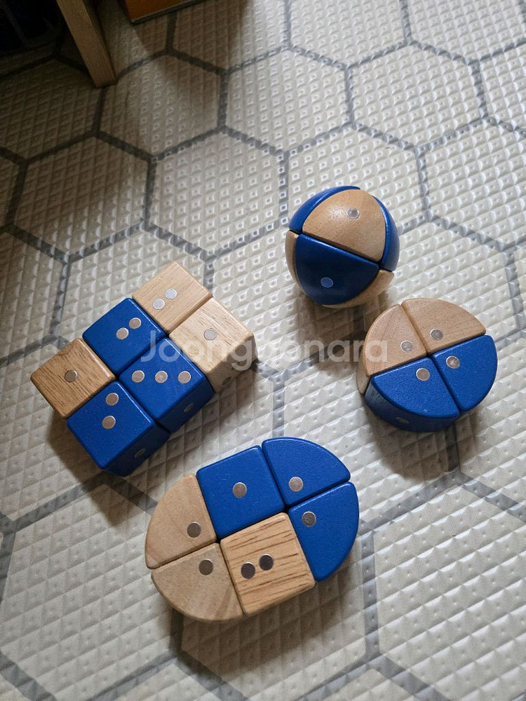 오르다 아이지오 원목 자석 블럭--1