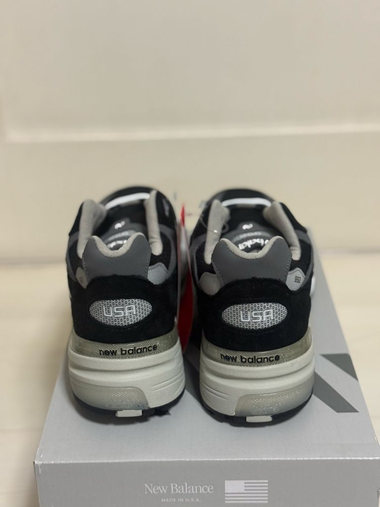 뉴발란스 992 블랙 280 새상품 이미지