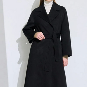 Time 타임 한섬 캐시미어 벨티드 코트