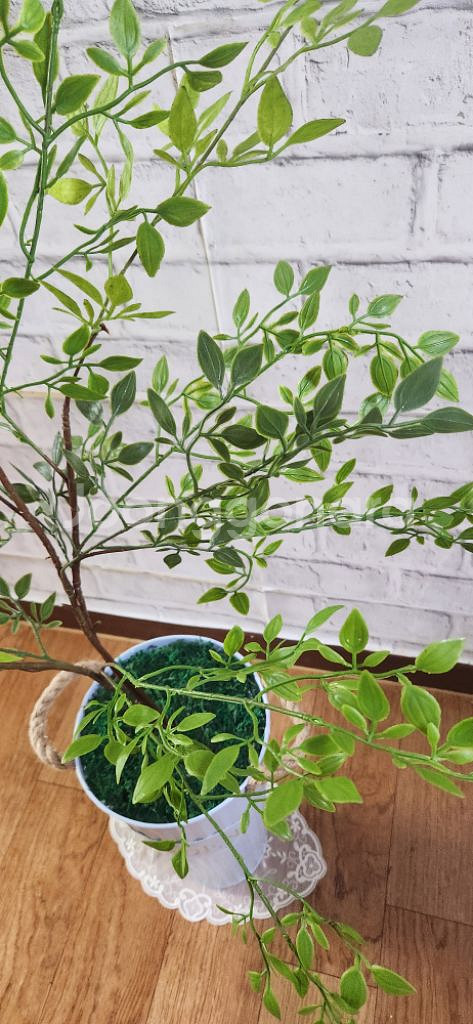 새상품)풍성한 화초조화 나무 대형철제화분 인테리어소품--1