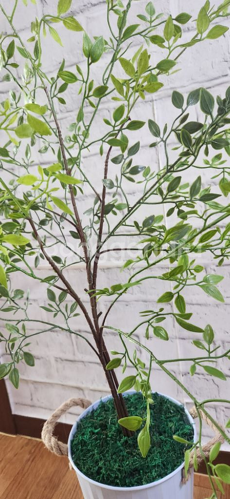 새상품)풍성한 화초조화 나무 대형철제화분 인테리어소품--4