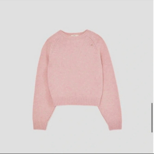 렉토 Recto 시그니처 라운드 니트 (핑크/아이보리)