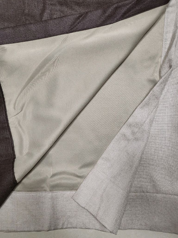 암막커튼 투톤 이중겹 커텐 인테리어 이미지