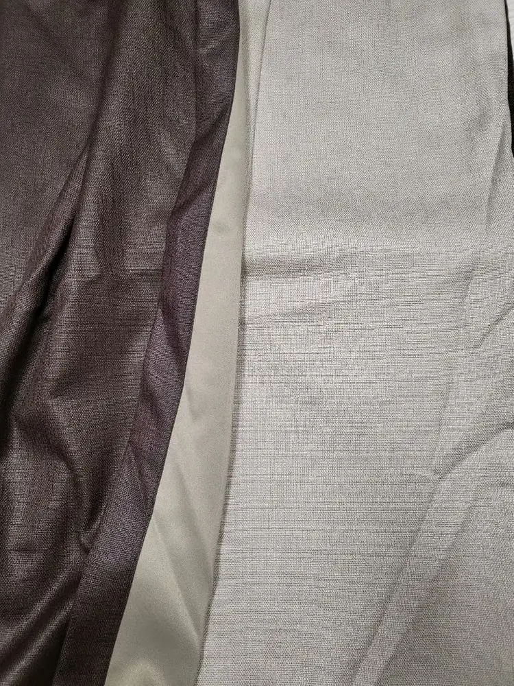 암막커튼 투톤 이중겹 커텐 인테리어 이미지