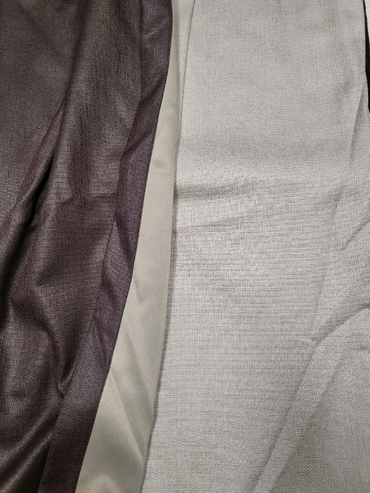 암막커튼 투톤 이중겹 커텐 인테리어 이미지