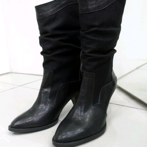 데무 웨스턴 스타일 레더 부츠ㅡ정품 가격내림