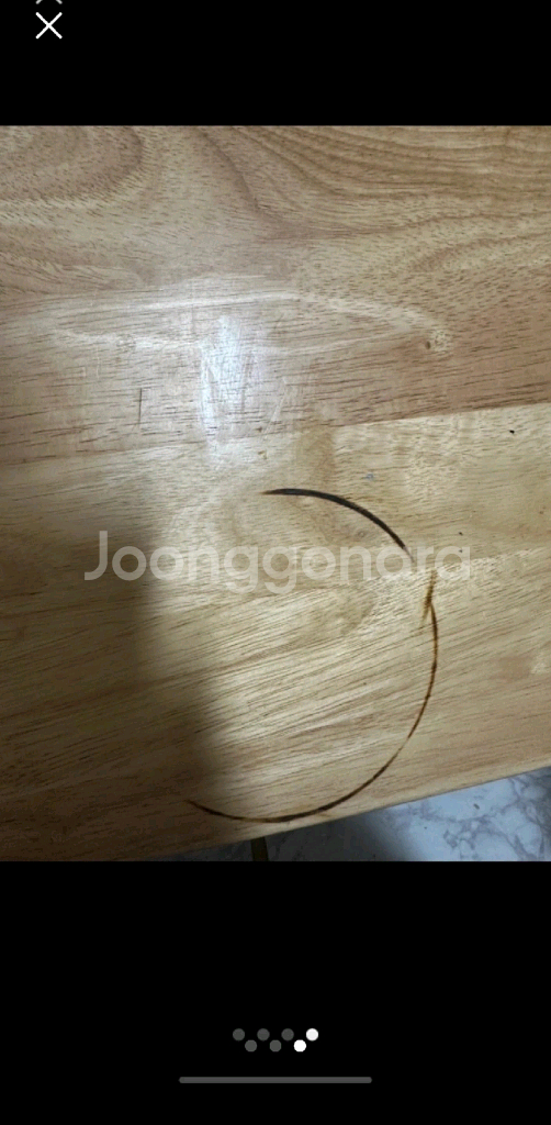 벤트리 벤느 원목 접이식 테이블 의자 4개 세트--1