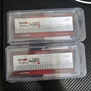 미개봉JUHOR DDR5 6000MHz 16G 2개 32GB 화이트 램 팝니다.