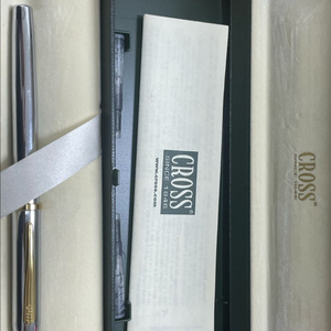 크로스 만년필 센츄리 II 러스트러스 크롬 GT 23K 도금 F닙