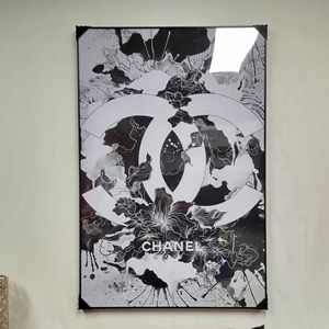 샤넬액자 샤넬그림 대형 꽃 샤넬 그림 액자 팝아트 인테리어소품 명품그림 명품액자 꽃그림 인테리어액자
