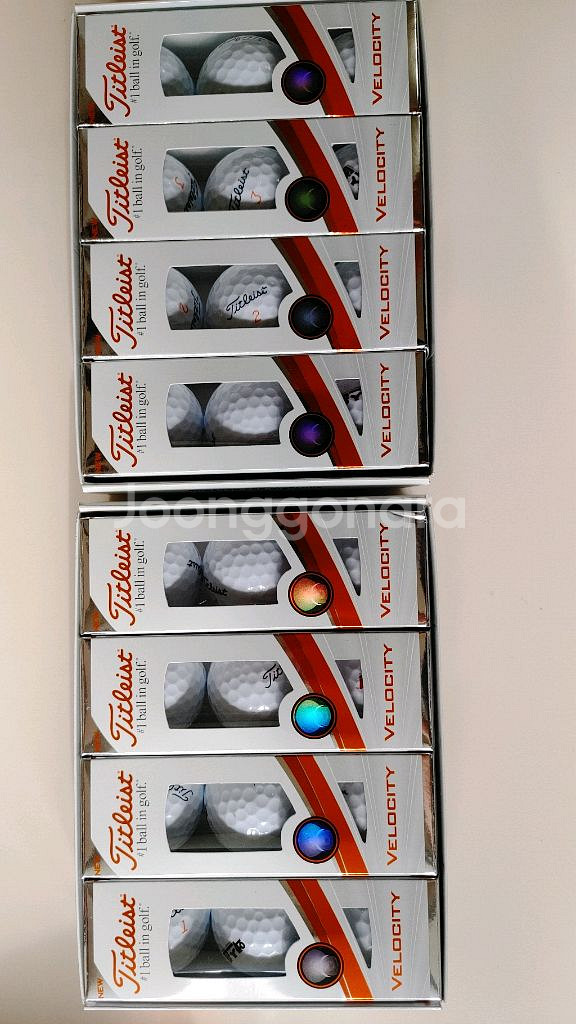 골프공 타이틀리스트 Velocity 새상품(24구)--0