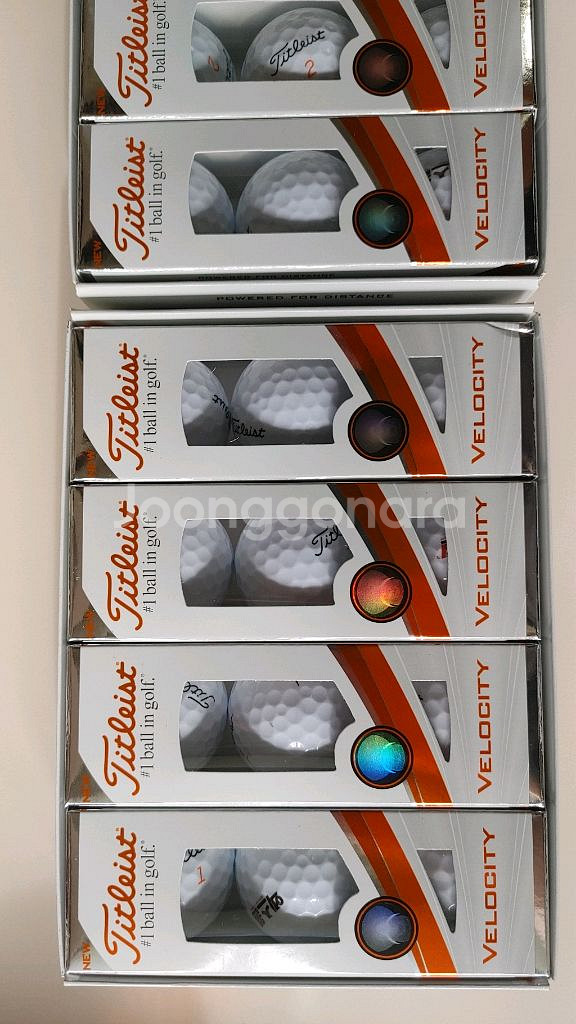 골프공 타이틀리스트 Velocity 새상품(24구)--2
