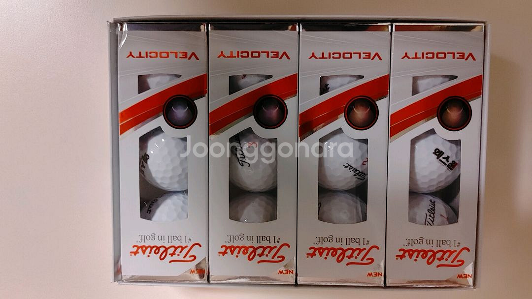 골프공 타이틀리스트 Velocity 새상품(24구)--9