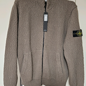 [새상품] 스톤아일랜드 Uneven Cotton Yarn 풀집 가디건 XL