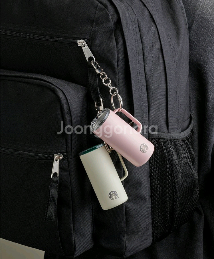 (미개봉)스타벅스 미니어처 텀블러 키링 핑크--0