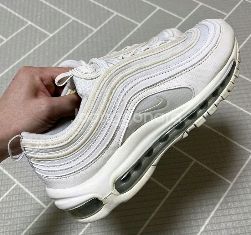 나이키 운동화 에어맥스97 트리플화이트--0