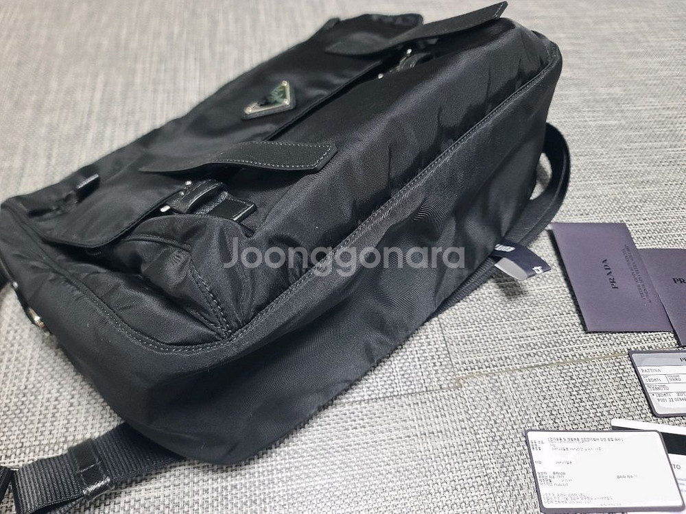 프라다 사피아노 숄더 크로스백 1bd671 메신저백 미디움--3