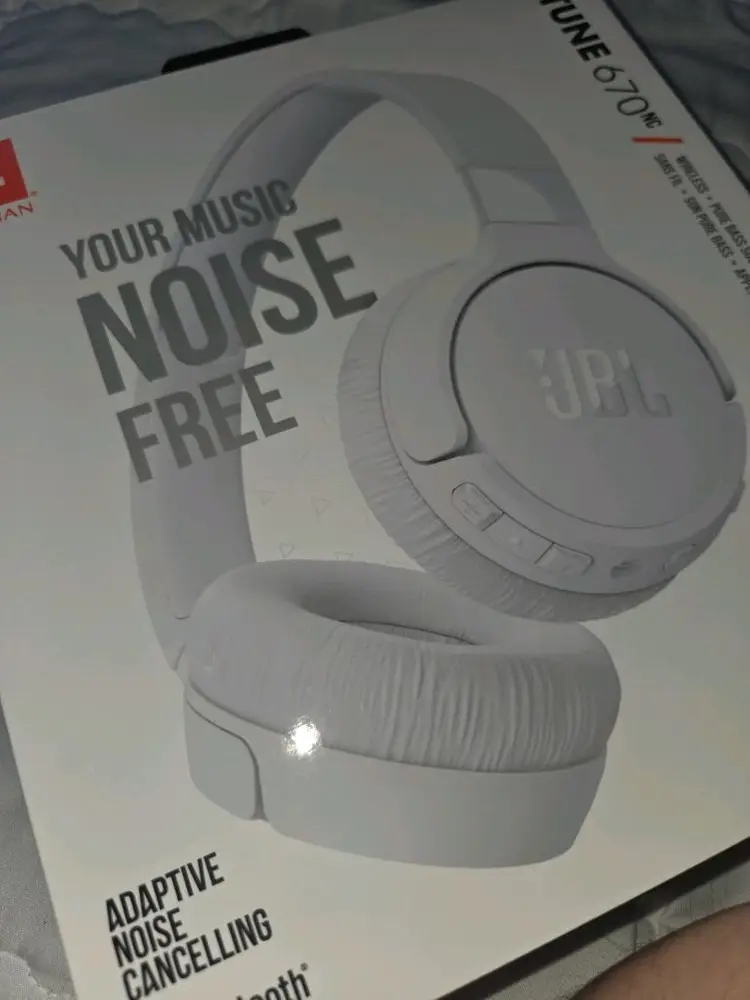 미개봉 ) JBL 670NC 화이트 무선 헤드폰 이미지