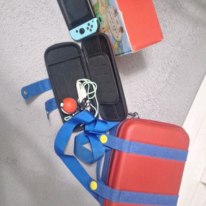 닌텐도 스위치 동물의 숲 에디션&게임 칩(타이틀) 9개