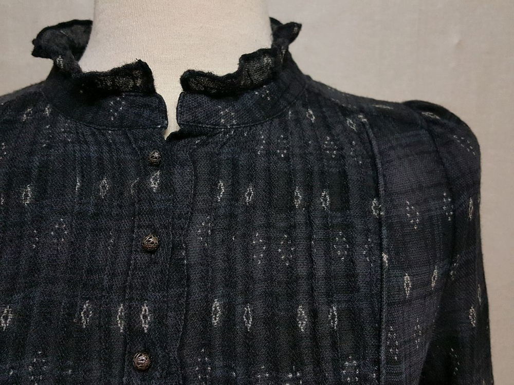 ZOOC 울실크 집시스타일 박시 블라우스 55--7