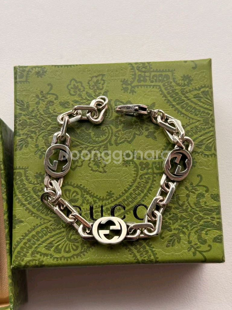 구찌 더블 G 팔찌--1