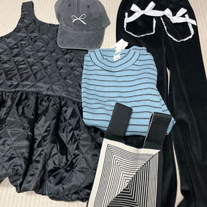 150) 여아 부츠컷 패딩원피스 외 일괄