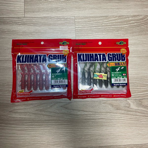 미사용 에코기어 키지하타 그럽 4인치 우럭 광어 붉바리