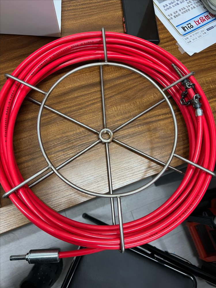 리지드 완산 고려 샤프트 배관청소기 스탠와이어--1