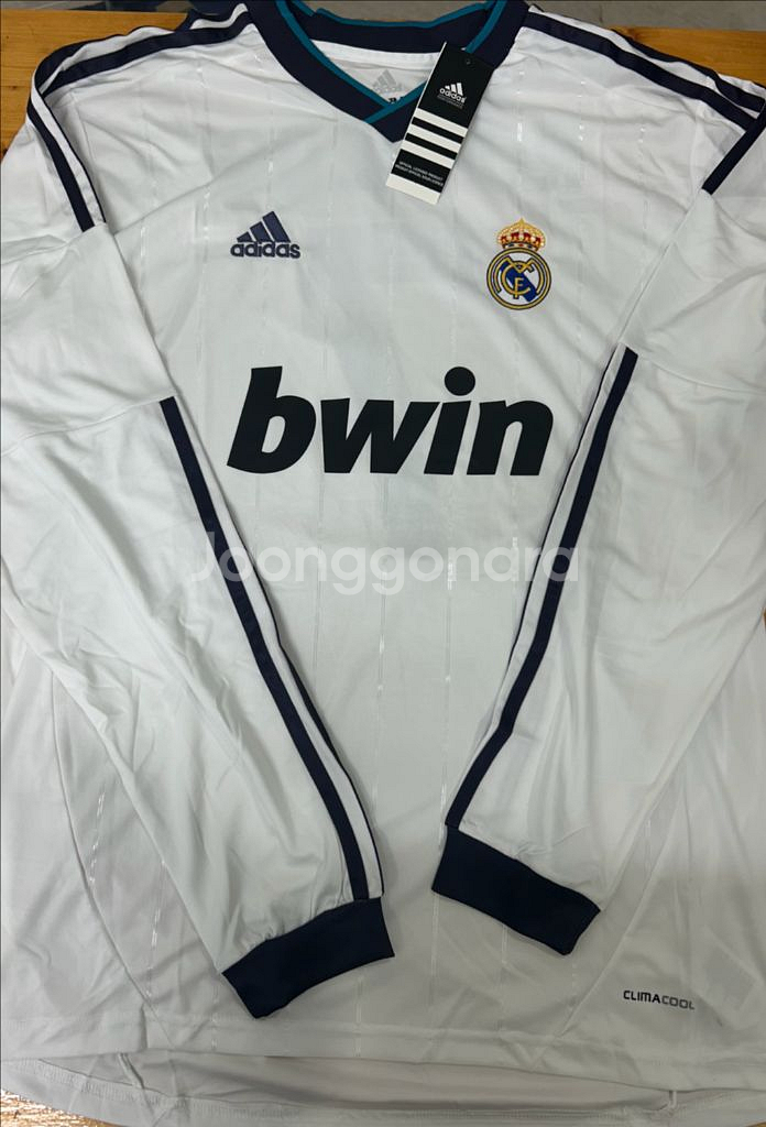 레트로 레알마드리드 홈 호날두 긴팔 유니폼--0