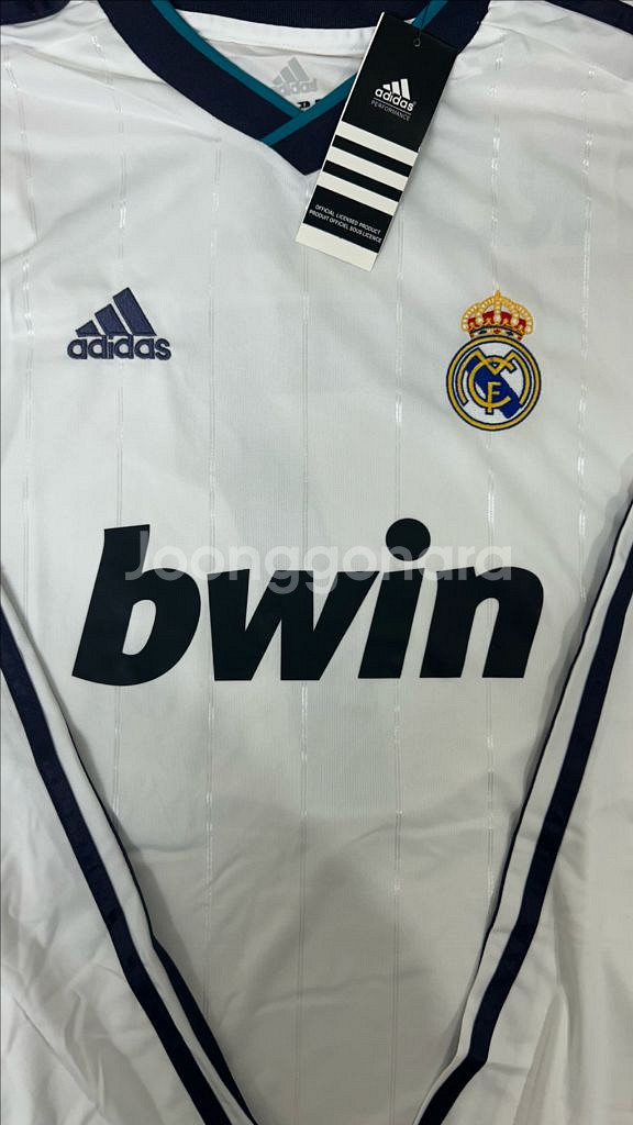 레트로 레알마드리드 홈 호날두 긴팔 유니폼--1