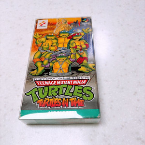 sfc 슈퍼패미콤 레어 타이틀 터틀즈인타임