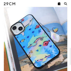 [TWS 신유 케이스] twiner 트위너 돌고래 아이폰12미니 폰케이스