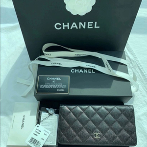 샤넬 캐비어 장지갑