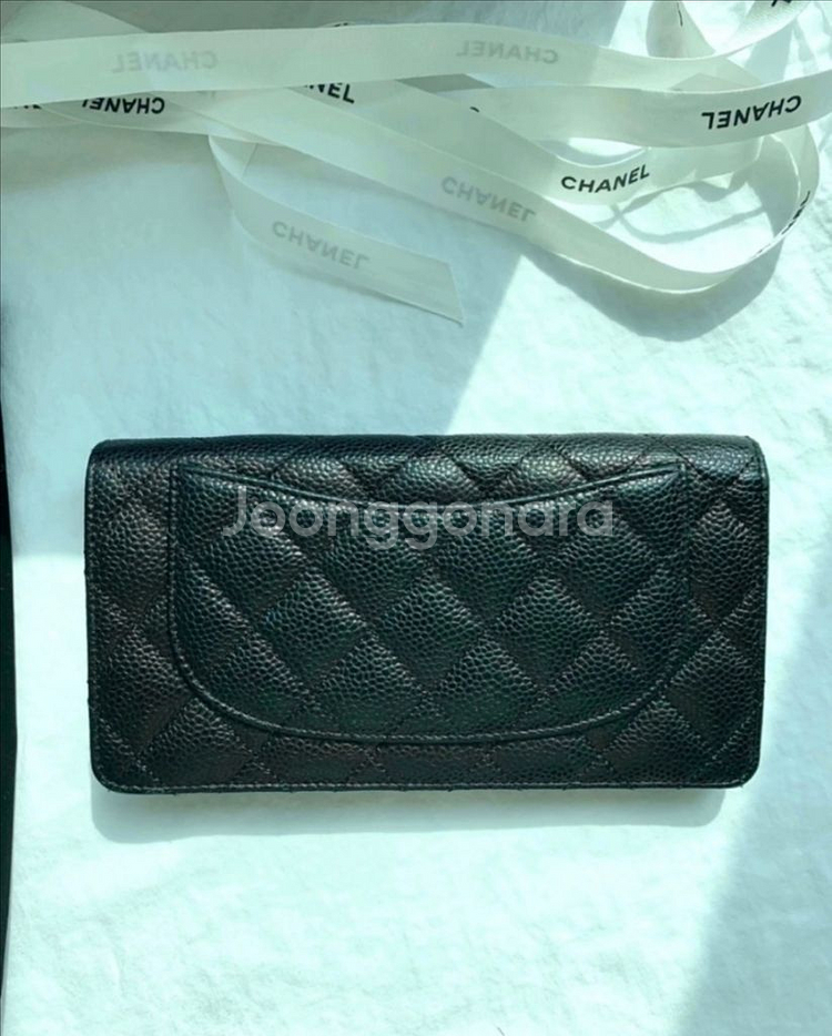 샤넬 캐비어 장지갑--2