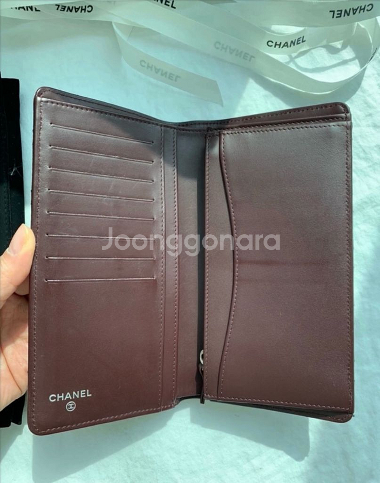 샤넬 캐비어 장지갑--3